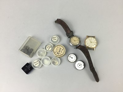 Lot 272 - A LOT OF VARIOUS WATCH PARTS