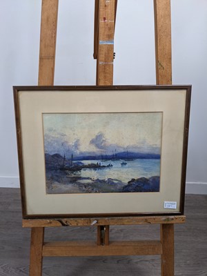 Lot 287 - A PAIR OF WATERCOLOURS DEPICTING HARBOUR SCENES AND ONE OTHER