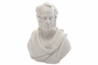 Lot 1120 - VICTORIAN PARIAN WARE BUST OF LORD PALMERSTONE...