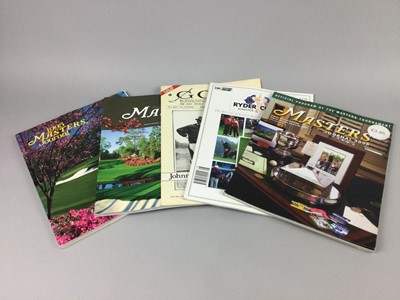 Lot 121 - A COLLECTION OF GOLF PROGRAMMES