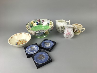 Lot 257 - AN EARLY 20TH CENTURY PART TEA SERVICE, MALING AND OTHER CHINA