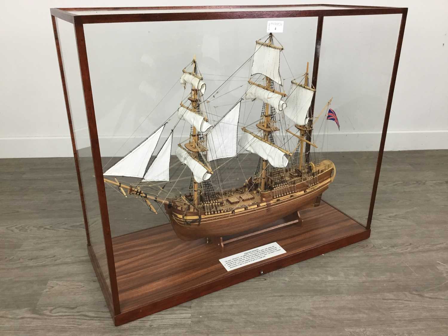 Lot 4 - A SCRATCH BUILT ENGLISH FRIGATE