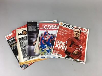 Lot 351 - A LARGE COLLECTION OF FOOTBALL PROGRAMMES