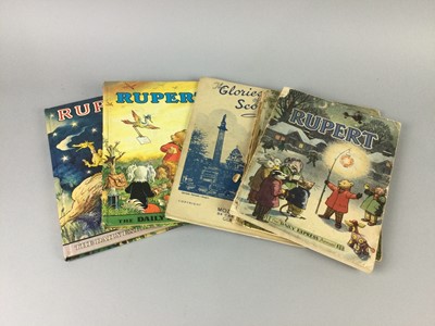 Lot 358 - A COLLECTION OF RUPERT THE BEAR ANNUALS ALONG WITH OTHER ANNUALS