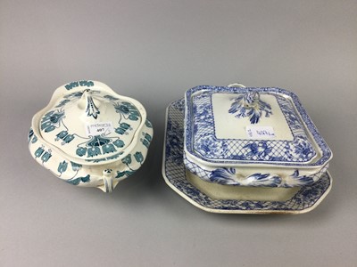 Lot 407 - A KEELING & CO TUREEN AND ANOTHER TUREEN