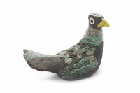 Lot 1152 - ROSEMARY WREN (1922-2013) a raku bird,...