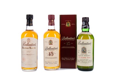 Lot 139 - BALLANTINE'S 1Q7 YEARS OLD, FOUNDERS RESERVE AND 15 YEARS OLD