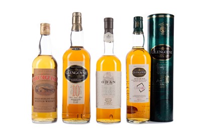 Lot 170 - OBAN AGED 14 YEARS, DRUMGUISH, AND TWO GLENGOYNE AGED 10 YEARS