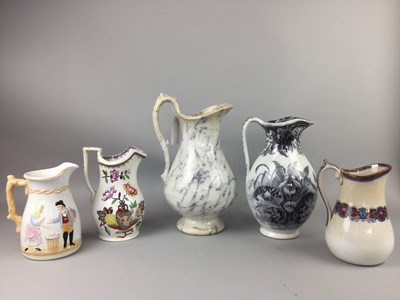 Lot 475 - A LOT OF VARIOUS CERAMIC JUGS