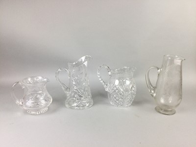 Lot 477 - A LOT OF CRYSTAL AND CUT GLASS ITEMS