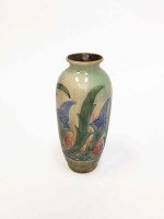 Lot 1176 - ROYAL DOULTON BRANGWYN WARE VASE with floral...