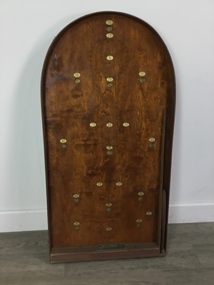 Lot 261 - A BAGATELLE BOARD