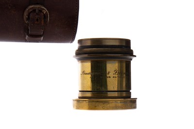 Lot 607 - AN ANASTIGMAT 1:8 ZEISS PATENT LENS BY ROSS OF LONDON