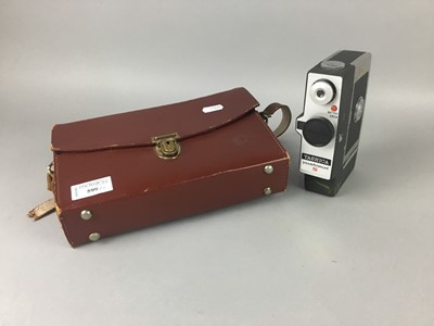 Lot 599 - A YASHICA PROJECTOR ALONG WITH A PORTABLE SCREEN