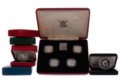 Lot 86 - A COLLECTION OF SILVER PROOF COINS