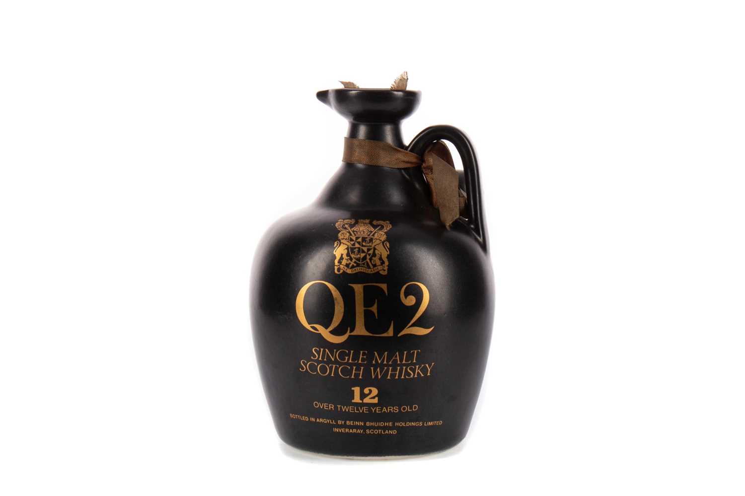Lot 96 - QE2 12 YEAR OLD CERAMIC DECANTER