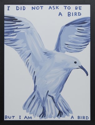 Lot 185 - I DID NOT ASK TO BE A BIRD, A LITHOGRAPH BY DAVID SHRIGLEY