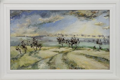 Lot 104 - AN UNTITLED OIL BY LOUISE GIBSON ANNAND