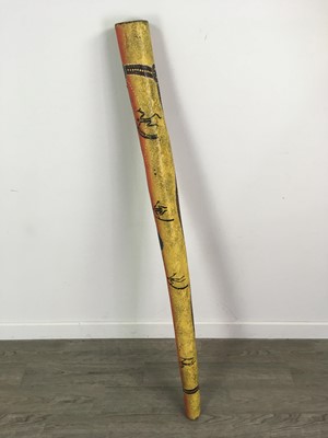 Lot 623 - AN AUSTRALIAN PAINTED DIDGERIDOO