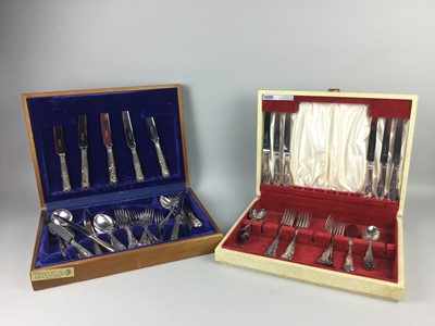 Lot 645 - A LOT OF QUEENS PATTERN AND OTHER PLATED CUTLERY