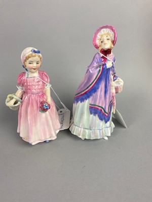 Lot 73 - A ROYAL DOULTON FIGURE OF 'LITTLE MISTRESS' AND ANOTHER