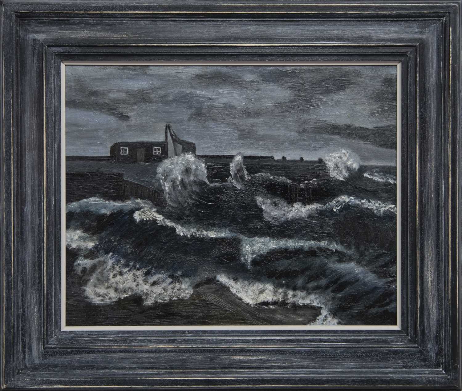 Lot 349 - STORMY NIGHT, AN OIL FROM THE CIRCLE OF THEODORE MAJOR