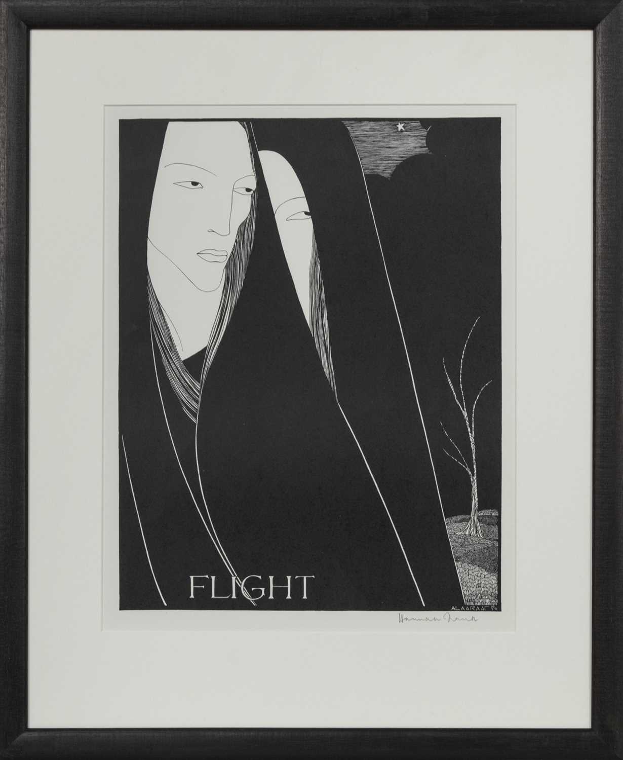 Lot 277 - FLIGHT, 1939, A LITHOGRAPH BY HANNAH FRANK