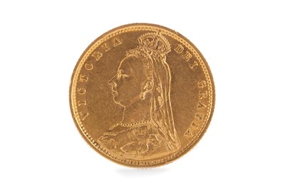 Lot 75 - A VICTORIA GOLD HALF SOVEREIGN DATED 1892