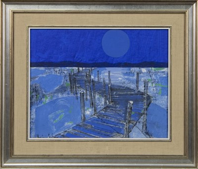 Lot 288 - WHEN THE SEA FROZE (BALTIC INCIDENT), AN OIL BY ALASTAIR MICHIE
