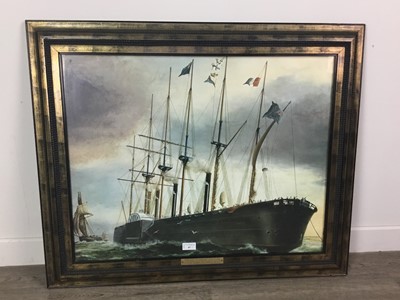 Lot 85 - AN PRINT OF A SHIP AND OTHER PICTURES
