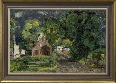 Lot 290 - SPINNINGDALE, AN OIL BY SIR WILLIAM GEORGE GILLIES