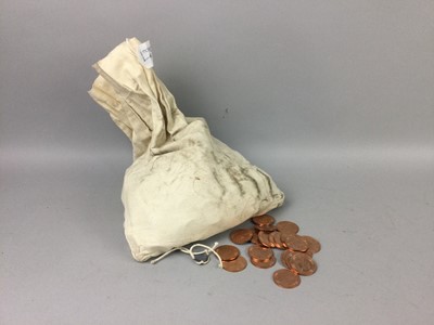 Lot 63 - A BAG OF PENNIES DATED 1969