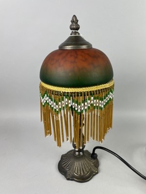 Lot 48 - AN ART DECO STYLE TABLE LAMP