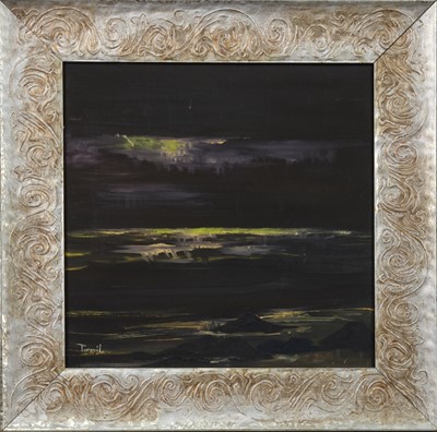 Lot 140 - AN UNTITLED OIL BY TORQUIL MACLEOD