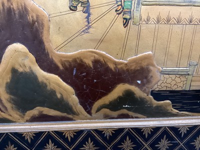 Lot 1057 - A JAPANESE FOLDING ROOM SCREEN