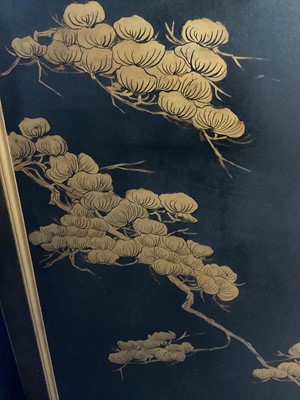 Lot 1057 - A JAPANESE FOLDING ROOM SCREEN