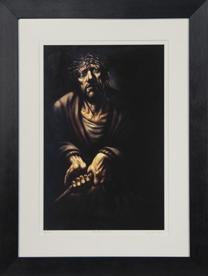 Lot 309 - ECCAHOMMO, A PRINT BY PETER HOWSON