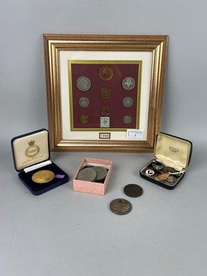 Lot 3 - A SMALL COLLECTION OF COINS