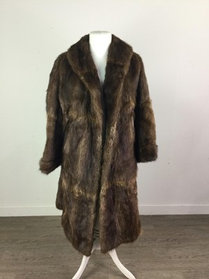 Lot 134 - A LOT OF TWO FUR JACKETS
