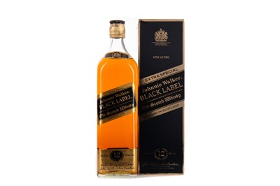 Lot 306 - JOHNNIE WALKER BLACK LABEL AGED 12 YEARS - ONE LITRE