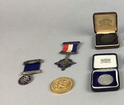 Lot 296 - A LOT OF VARIOUS CIVIL MEDALS AND MEDALLIONS