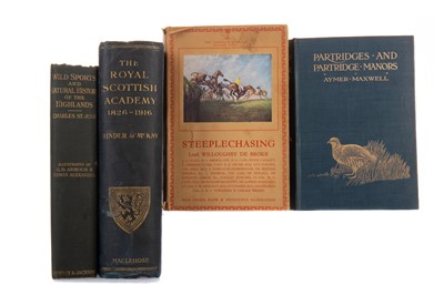 Lot 784 - THREE SPORTING VOLUMES AND ONE RELATING TO THE RSA
