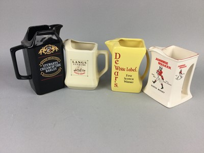 Lot 313 - A COLLECTION OF WHISKY WATER JUGS