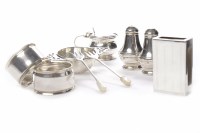 Lot 586 - COLLECTION OF SMALL SILVER ITEMS including...