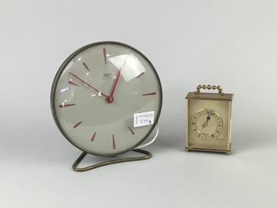 Lot 274 - A RETRO SMITHS SECTRIC MANTEL CLOCK AND ANOTHER