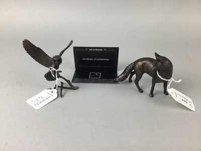 Lot 162 - A LOT OF TWO BRONZE MODELS BY RICHARD COOPER & COMPANY