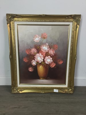 Lot 163 - A FLORAL STILL LIFE AND ANOTHER