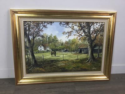 Lot 168 - A LOT OF TWO COUNTRY SCENES BY DENYS GARLE