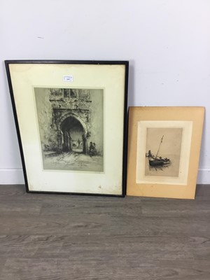 Lot 249 - TWO ETCHINGS BY S.M.LITTEN AND JACKSON SIMPSON