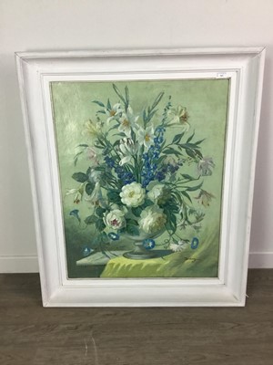 Lot 363 - STILL LIFE VASE OF FLOWERS, STANLEY JOSLING